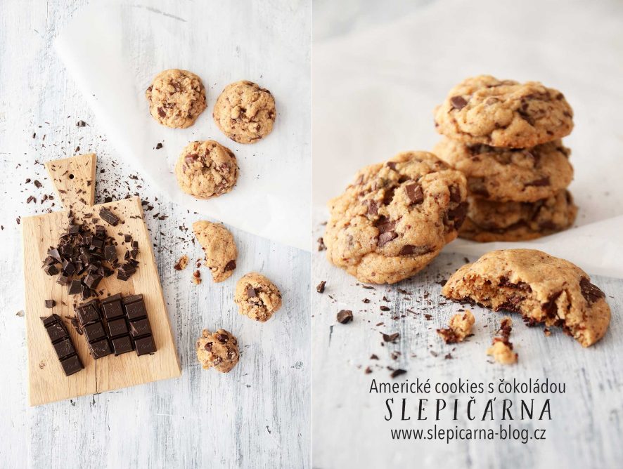 Recept na americké cookies s čokoládou