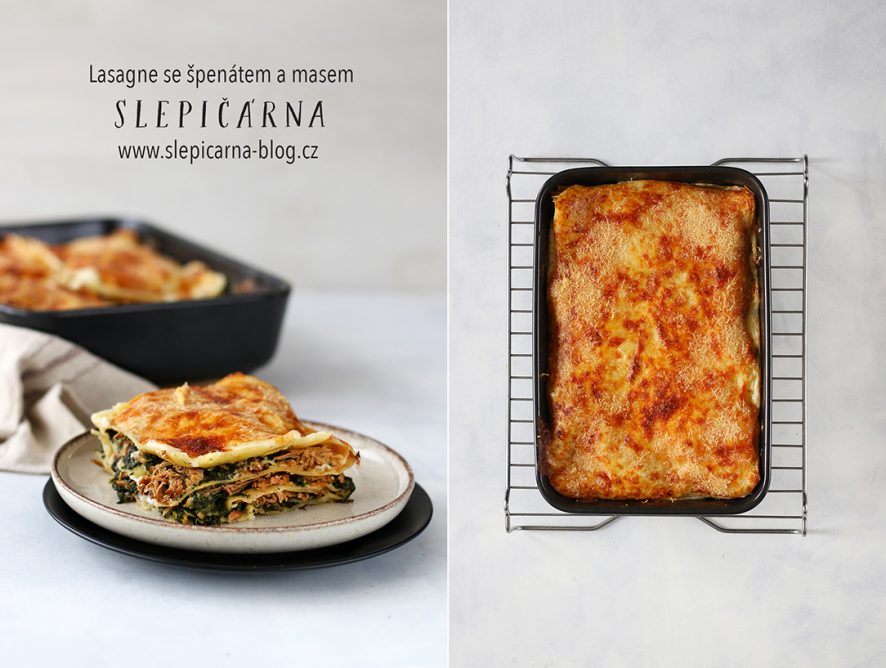 Jak na lasagne se špenátem a trhaným masem