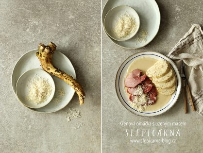 Jak na křenovou omáčku s uzeným masem a knedlíky