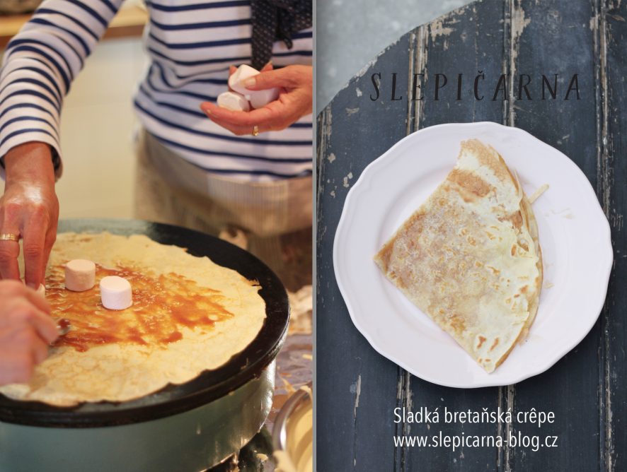 Sladká bretaňská specialita - crêpe