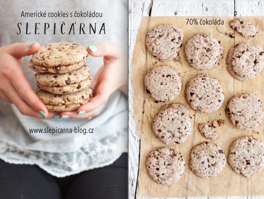 Americké cookies: Máslové sušenky s čokoládou